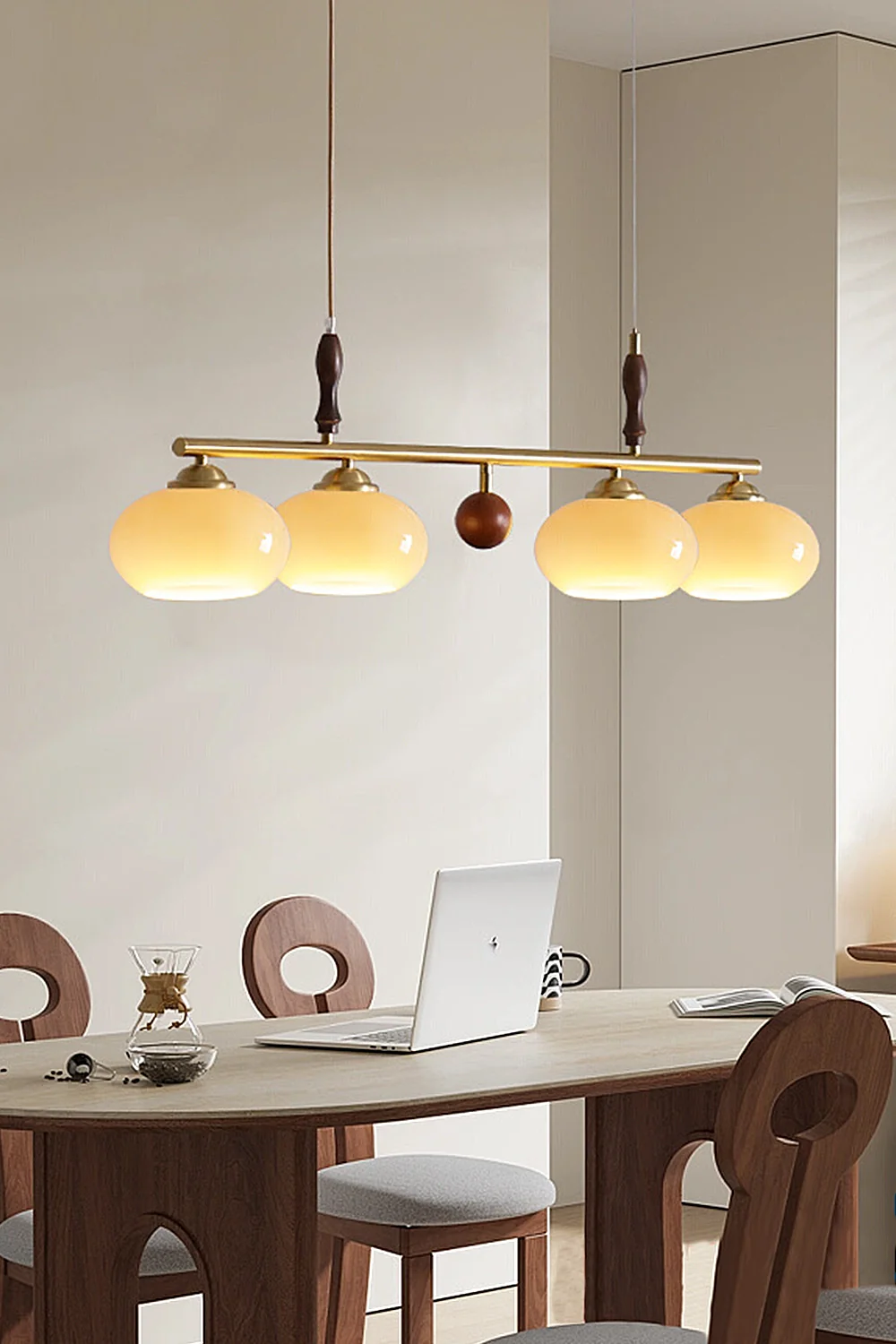 Persimmon Restaurant Chandelier - Image 2