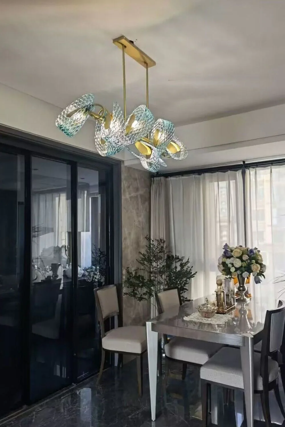 Petal Blue Chandelier - Image 10