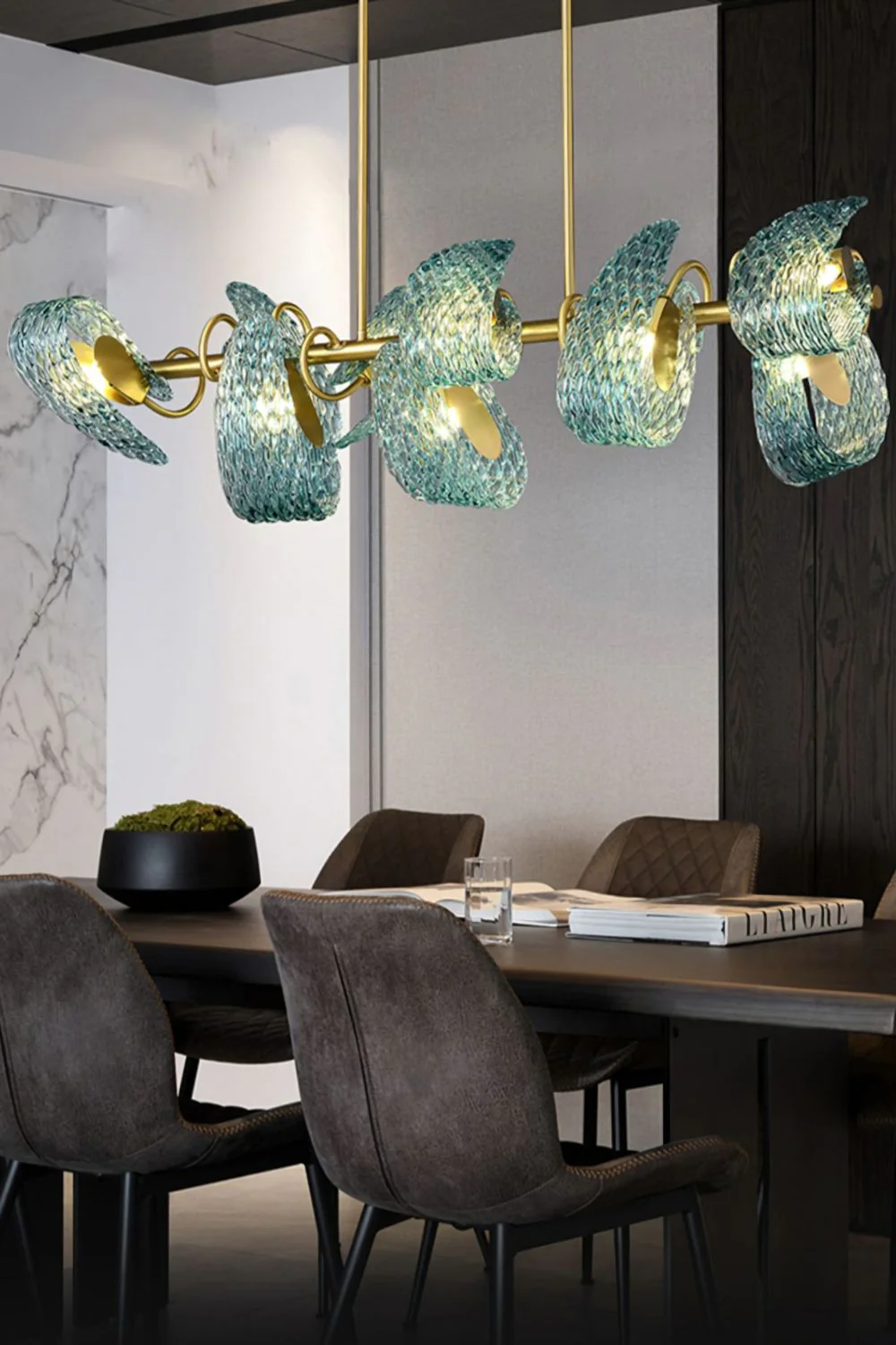 Petal Blue Chandelier - Image 11