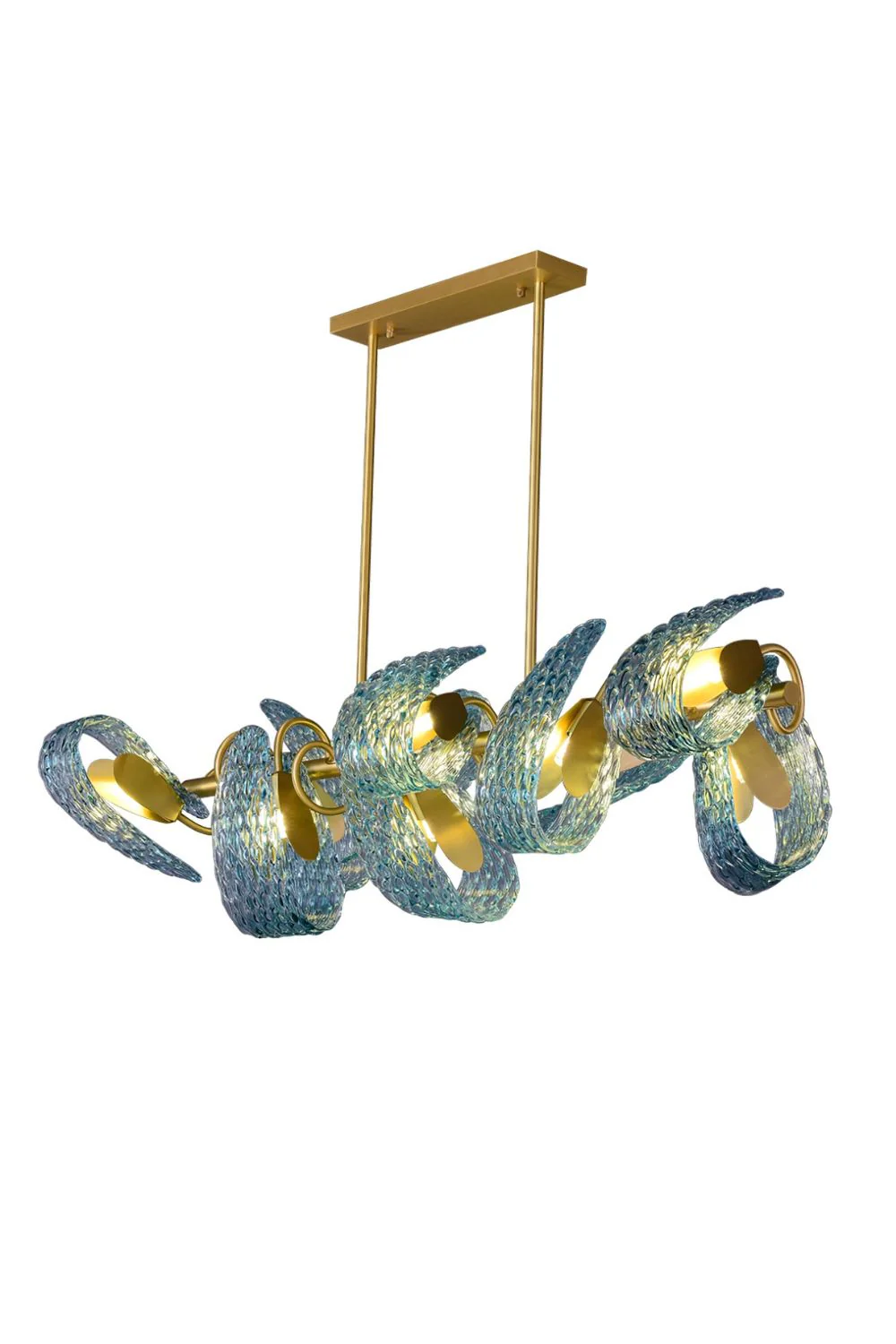 Petal Blue Chandelier - Image 22