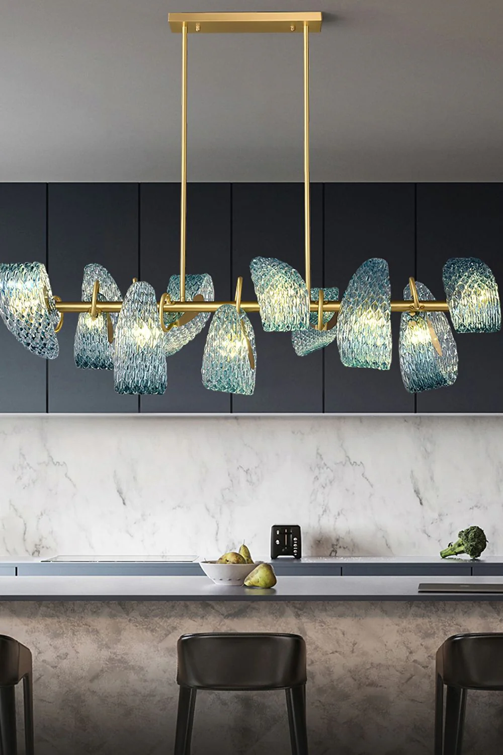 Petal Blue Chandelier - Image 6