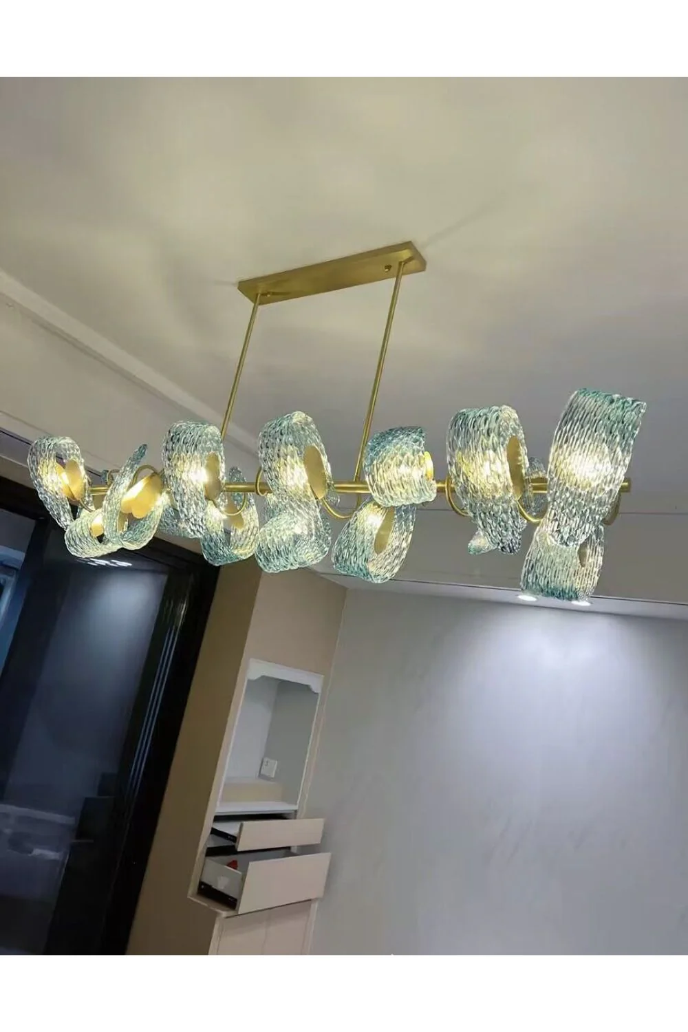 Petal Blue Chandelier - Image 8