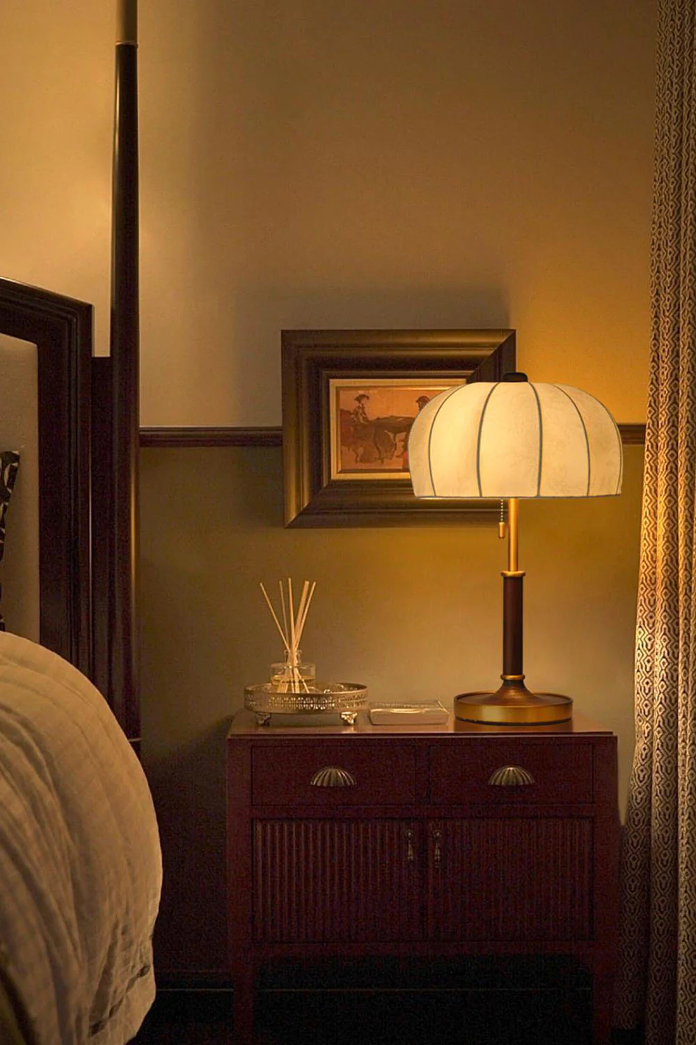 Petal Soft-Shade Pull-Cord Table Lamp - Image 5