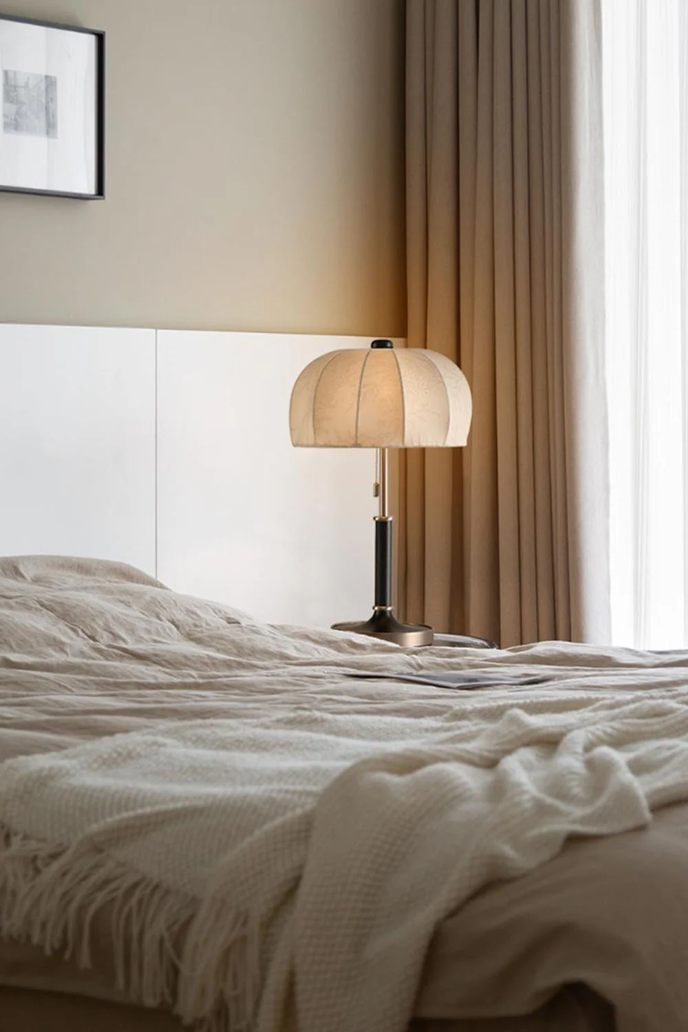 Petal Soft-Shade Pull-Cord Table Lamp - Image 7