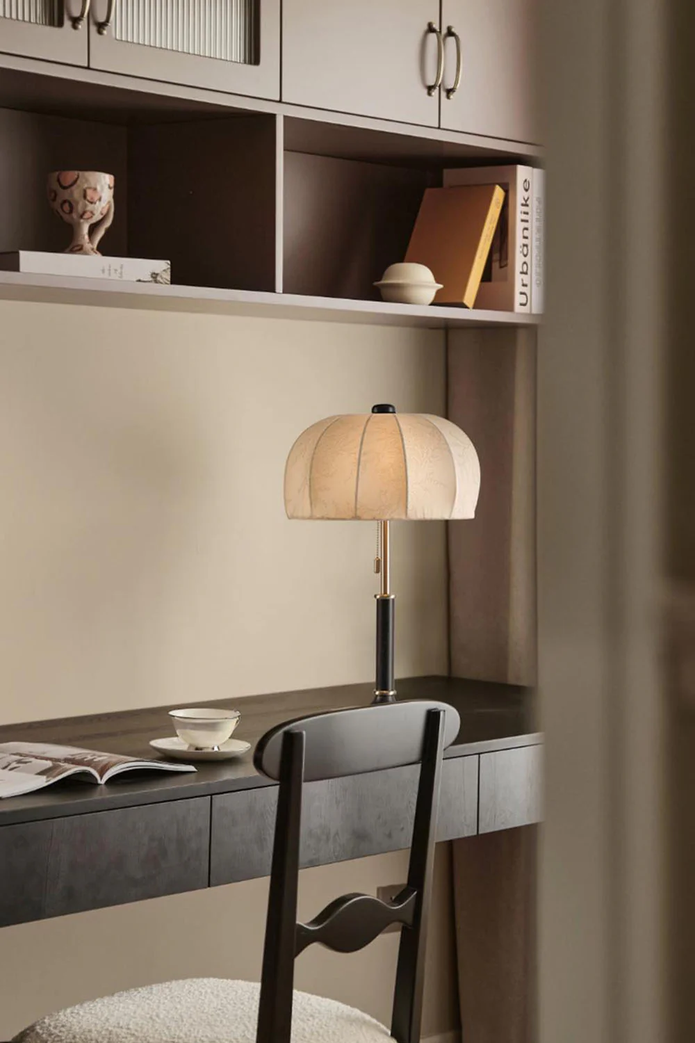Petal Soft-Shade Pull-Cord Table Lamp - Image 8