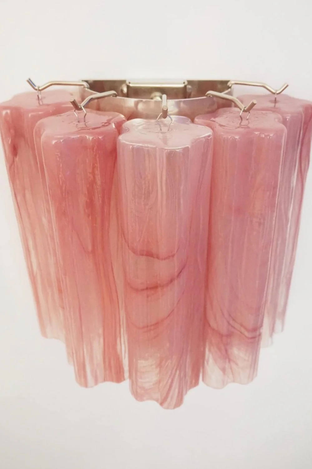 Pink Art Glass Tube Wall lamp - Image 8