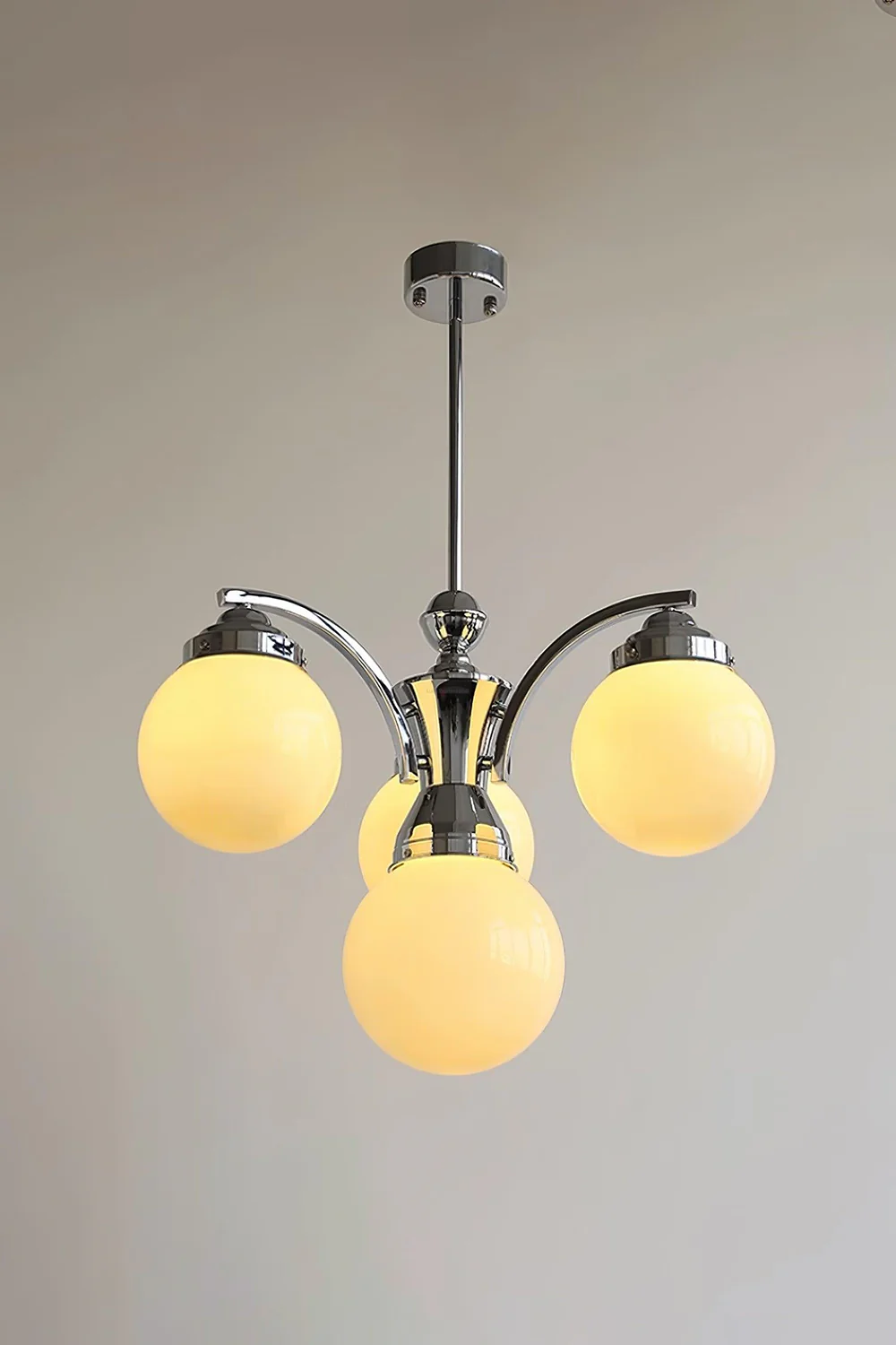 Pink Globe Modern Chandelier - Image 13