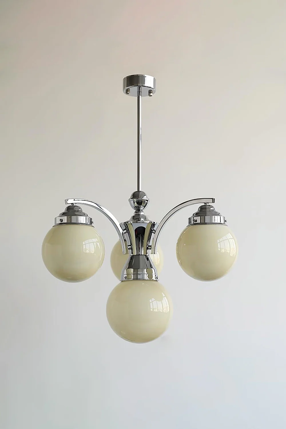 Pink Globe Modern Chandelier - Image 9