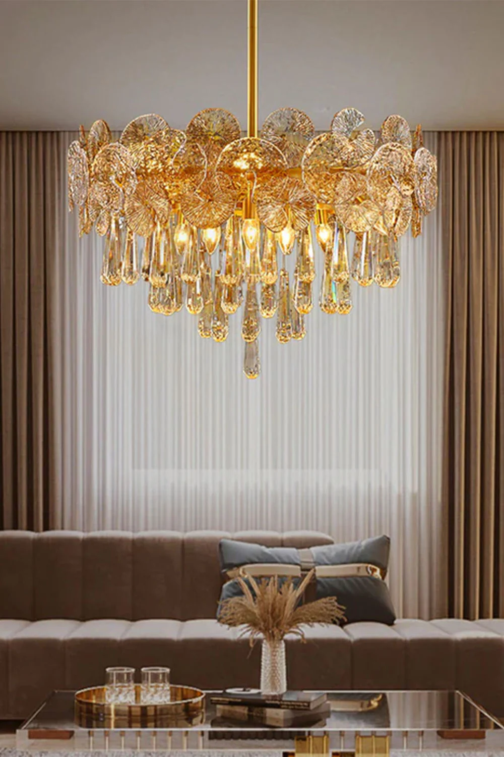Postmodern Light Luxury Crystal Chandelier - Image 3