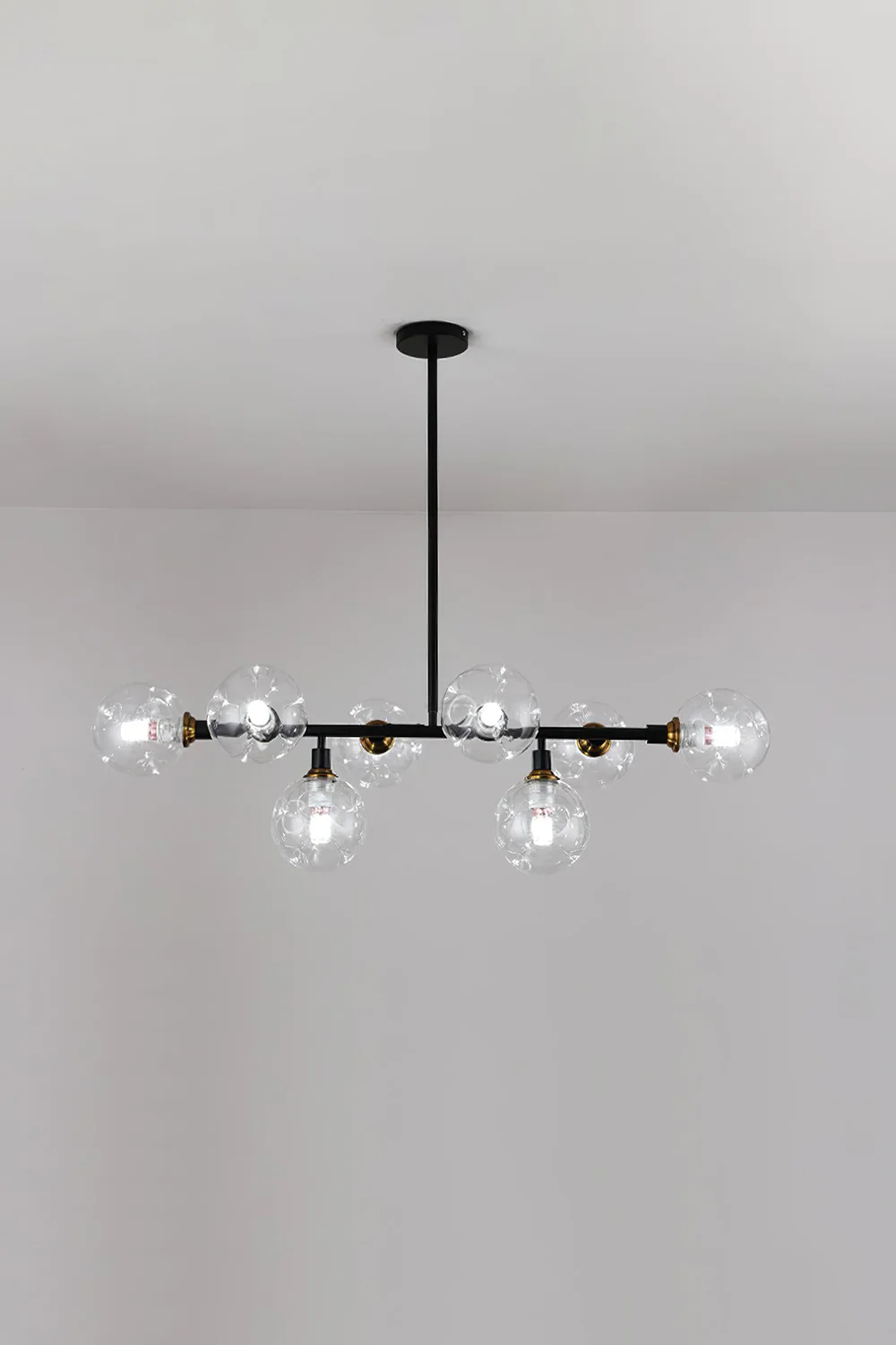 Primas Smoked Glass Linear Chandelier - Image 7
