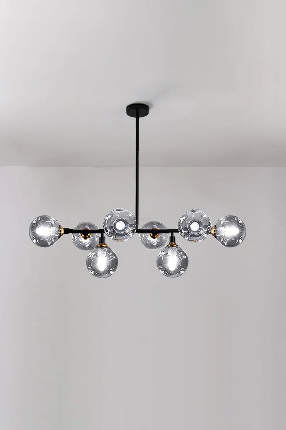 Primas Smoked Glass Linear Chandelier - Image 9