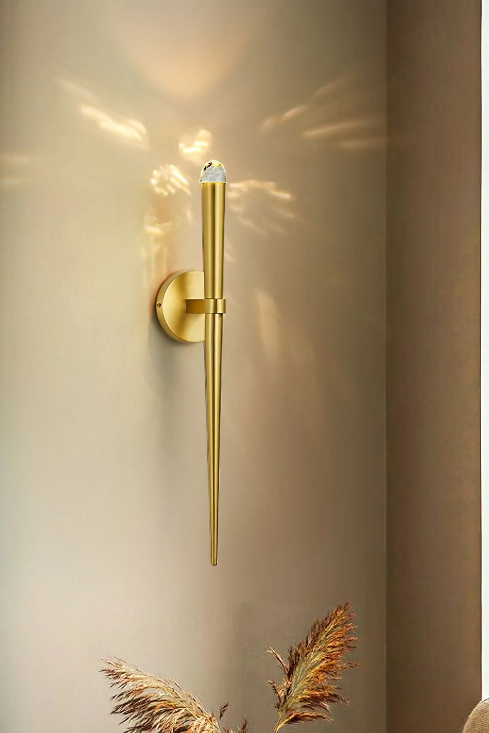 Pure copper torch wall lamp-Samu Lighting - Image 3