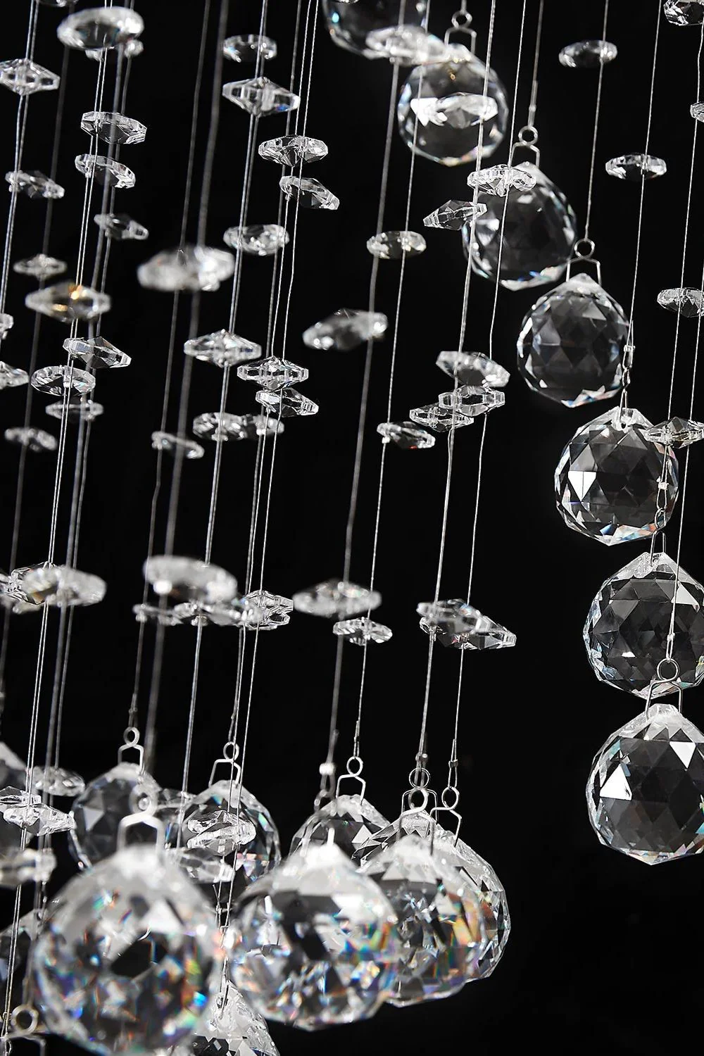 Raindrop Crystal Chandelier Ball Shape - Image 12