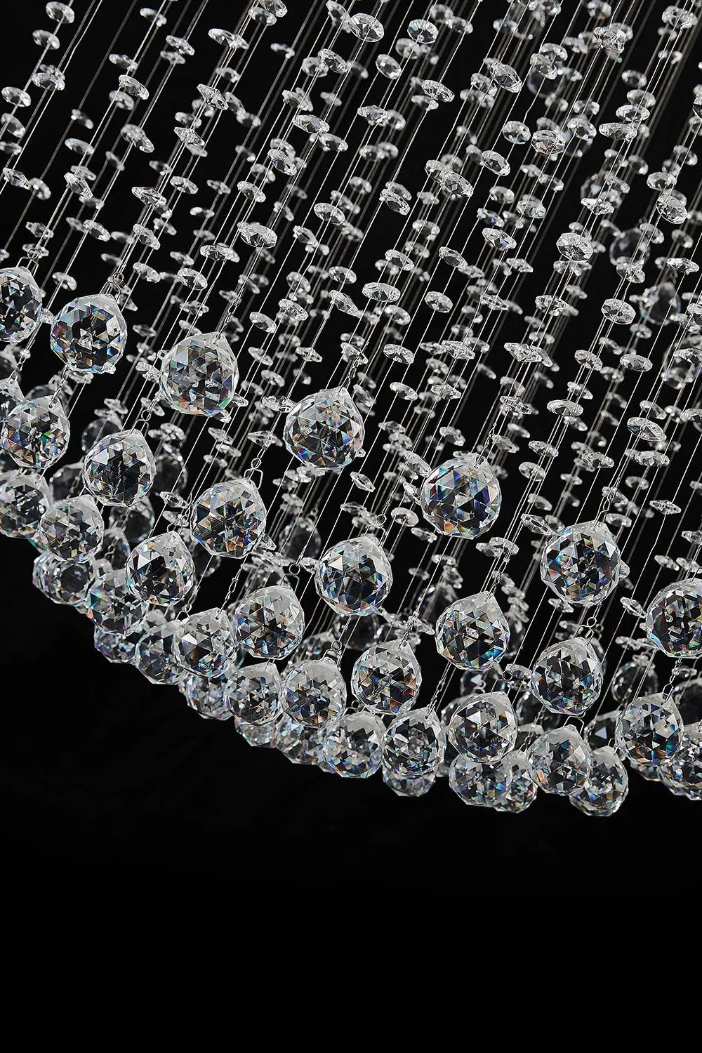 Raindrop Crystal Chandelier Ball Shape - Image 13