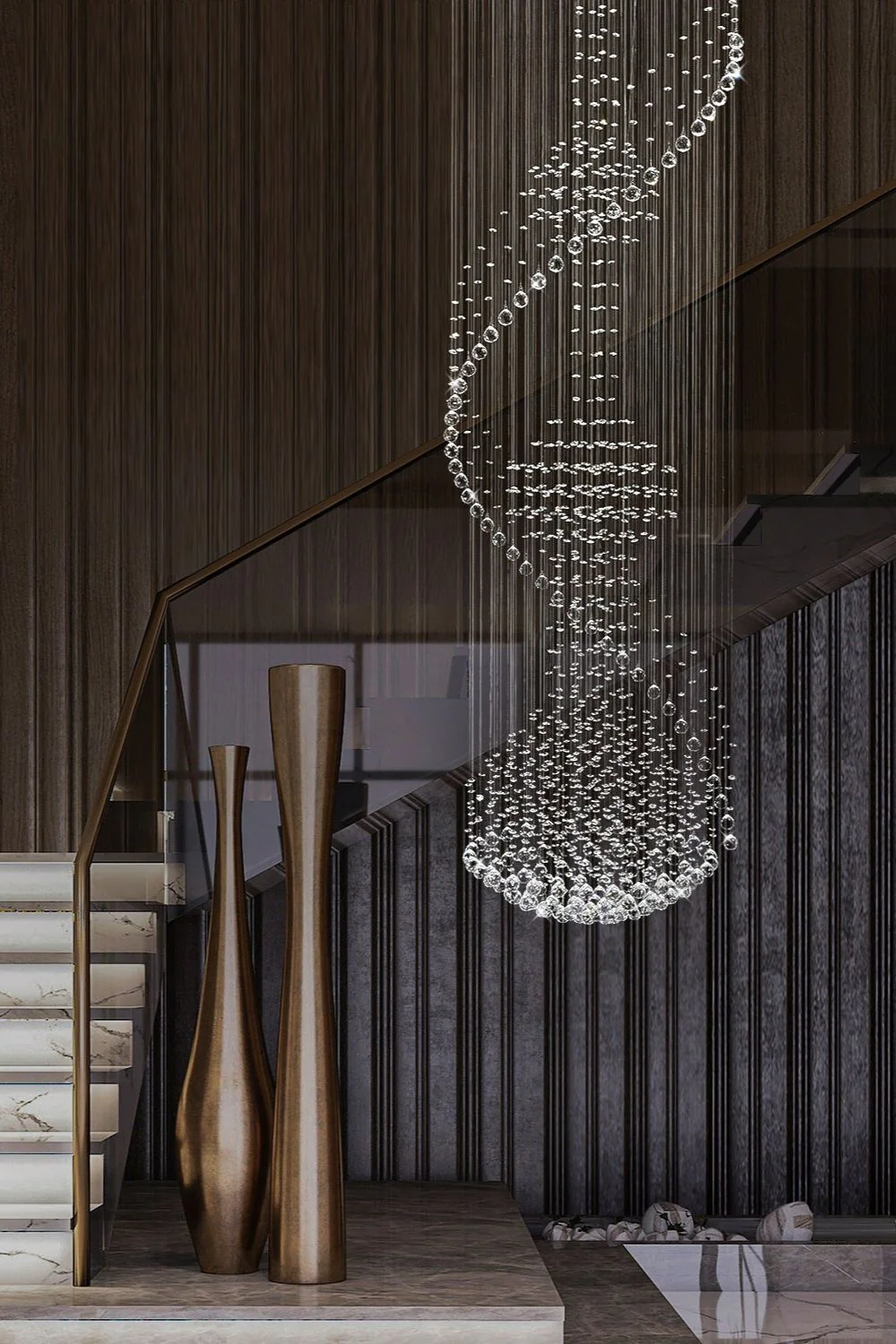 Raindrop Crystal Chandelier Ball Shape - Image 3