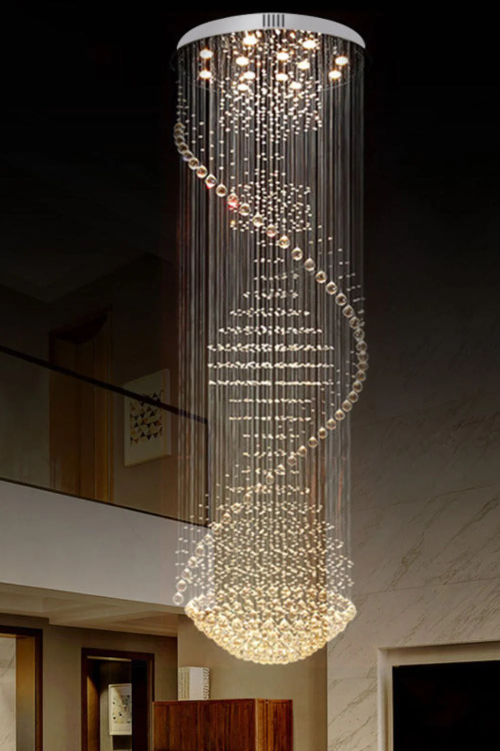 Raindrop Crystal Chandelier Ball Shape - Image 6