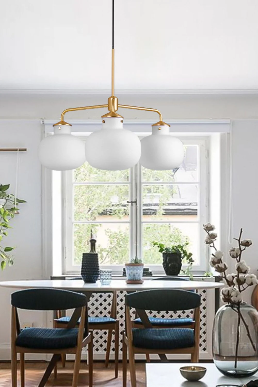 Raito Glass Globe Pendant Chandelier - Image 12