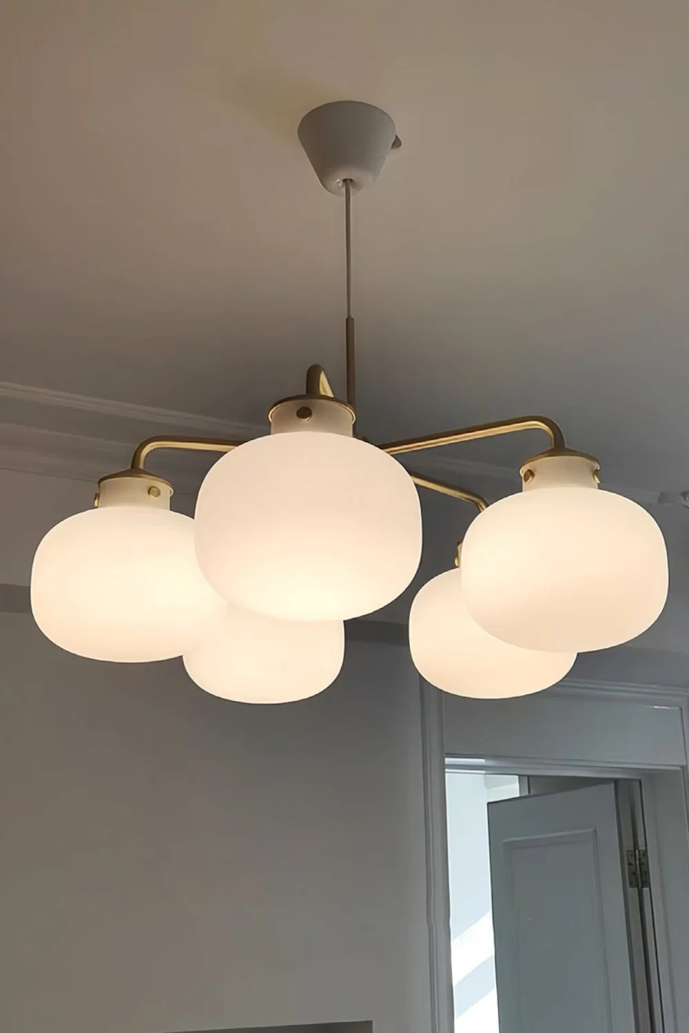 Raito Glass Globe Pendant Chandelier - Image 16