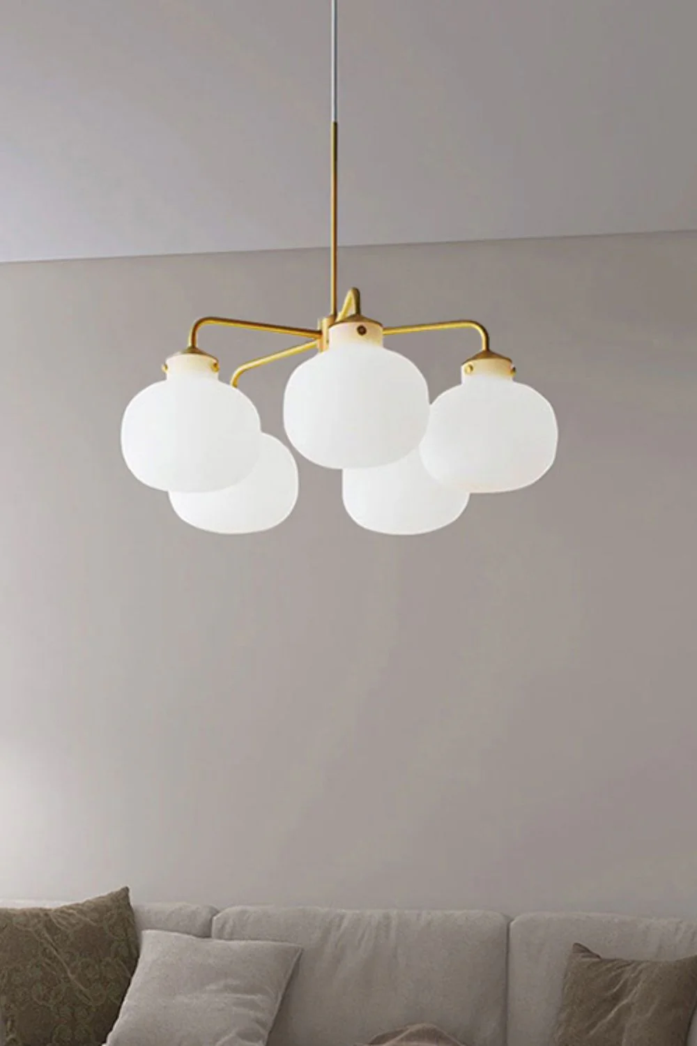 Raito Glass Globe Pendant Chandelier - Image 20