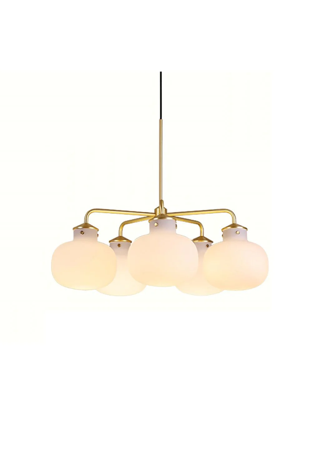Raito Glass Globe Pendant Chandelier - Image 37