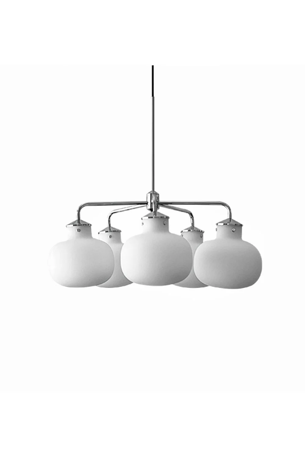 Raito Glass Globe Pendant Chandelier - Image 43