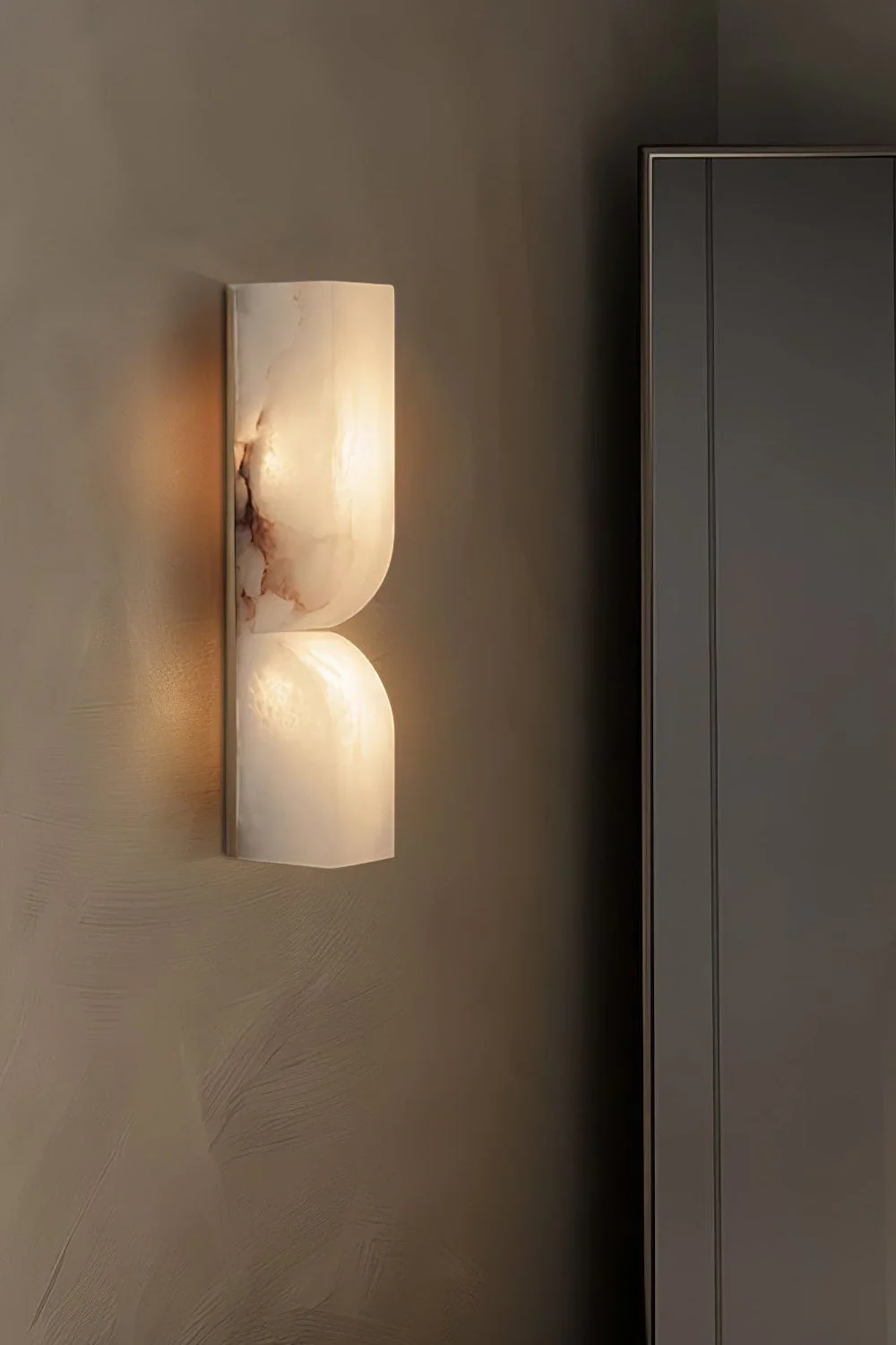 Rectangular Alabaster Essence Wall Sconce - Image 13