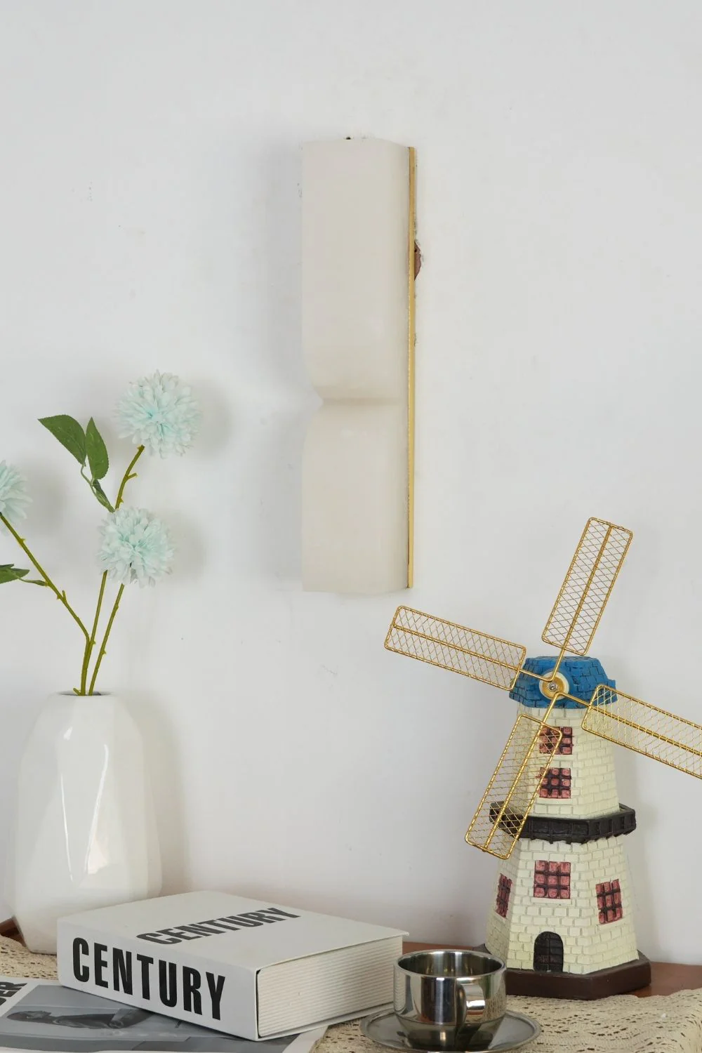 Rectangular Alabaster Essence Wall Sconce - Image 34
