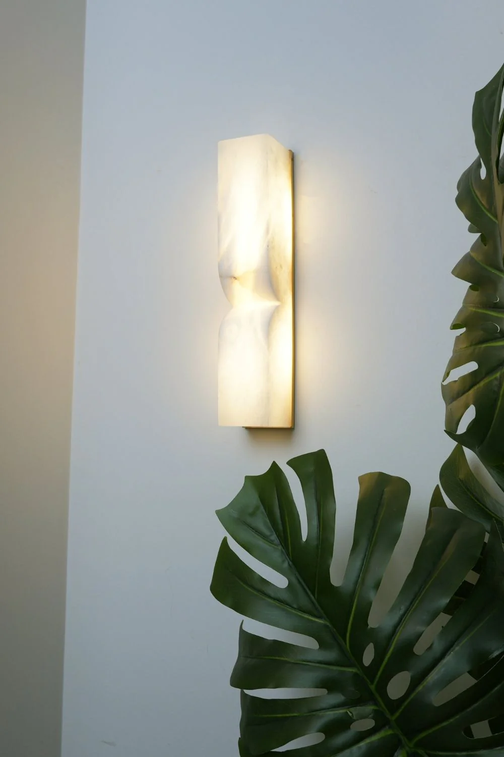 Rectangular Alabaster Essence Wall Sconce - Image 6