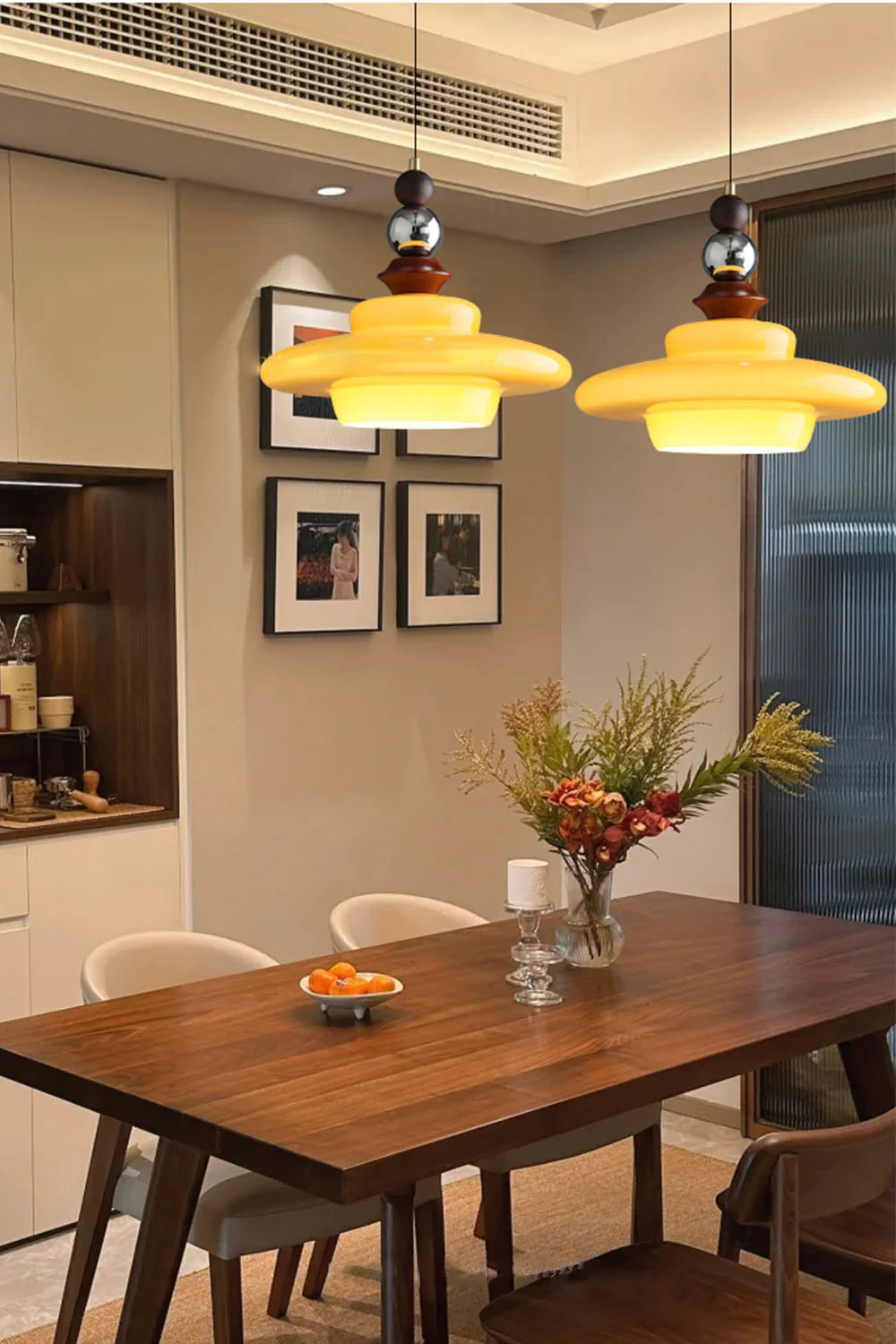 Retro UFO Glass Pendant Lamp - Image 14