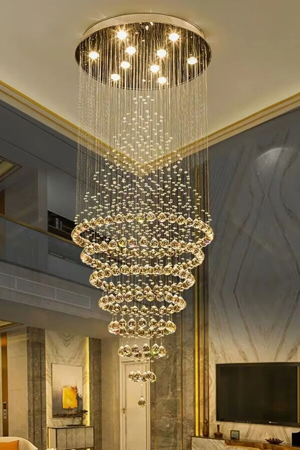 Ring Crystal Chandelier - Image 4
