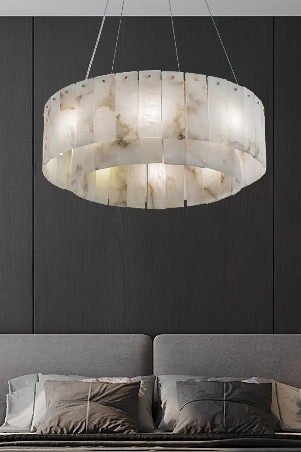 Rock Alabaster Chandelier - Image 4