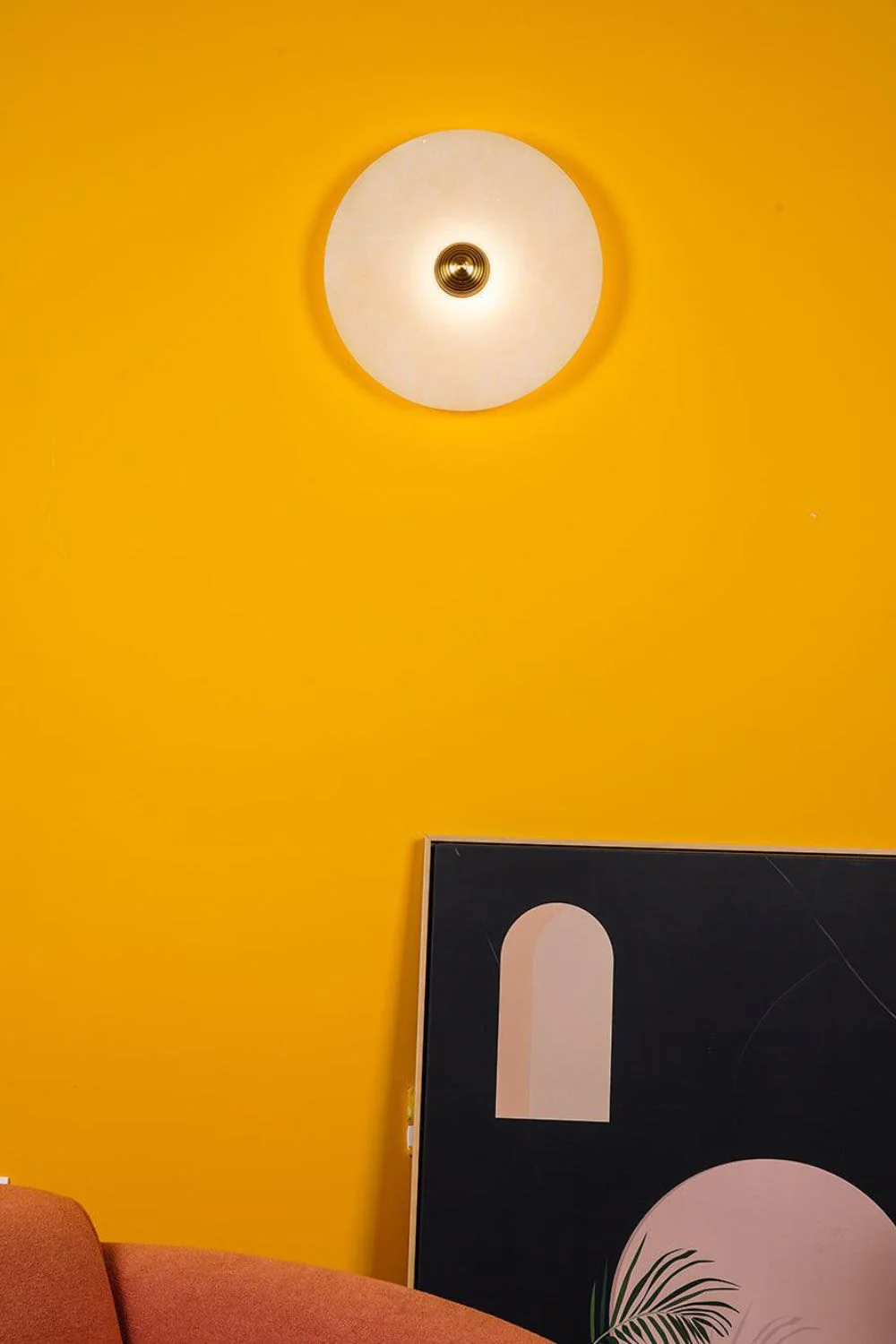 Round Alabaster Wall Lamp - Image 21