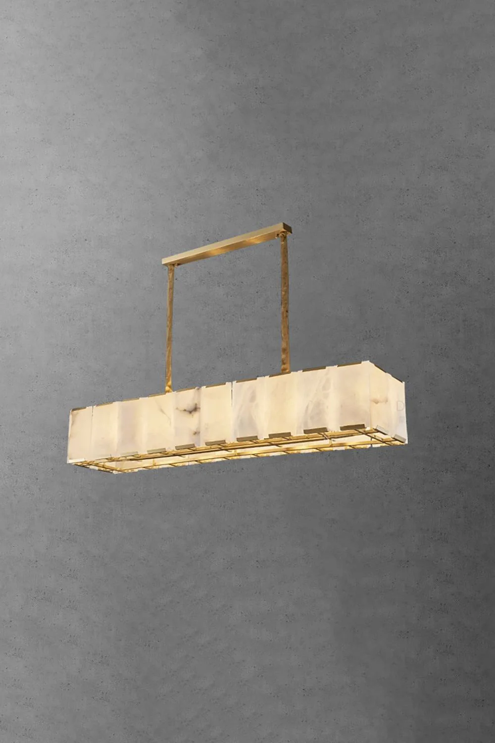 Round Modern Alabaster Chandelier - Image 13