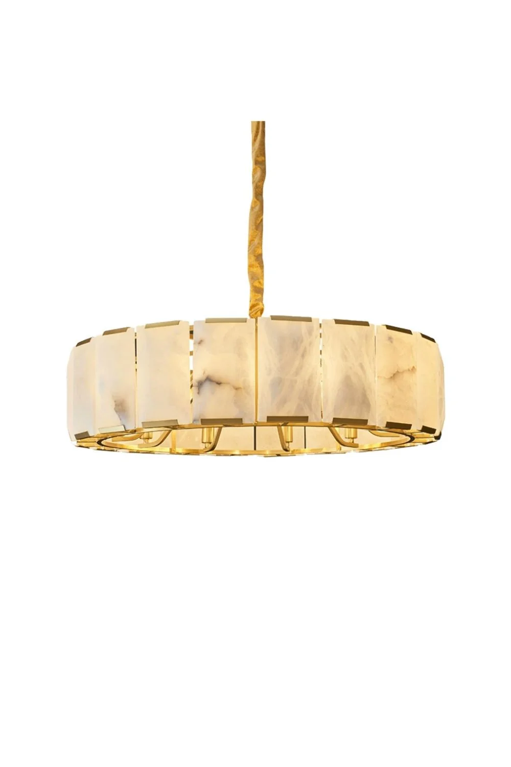 Round Modern Alabaster Chandelier - Image 18