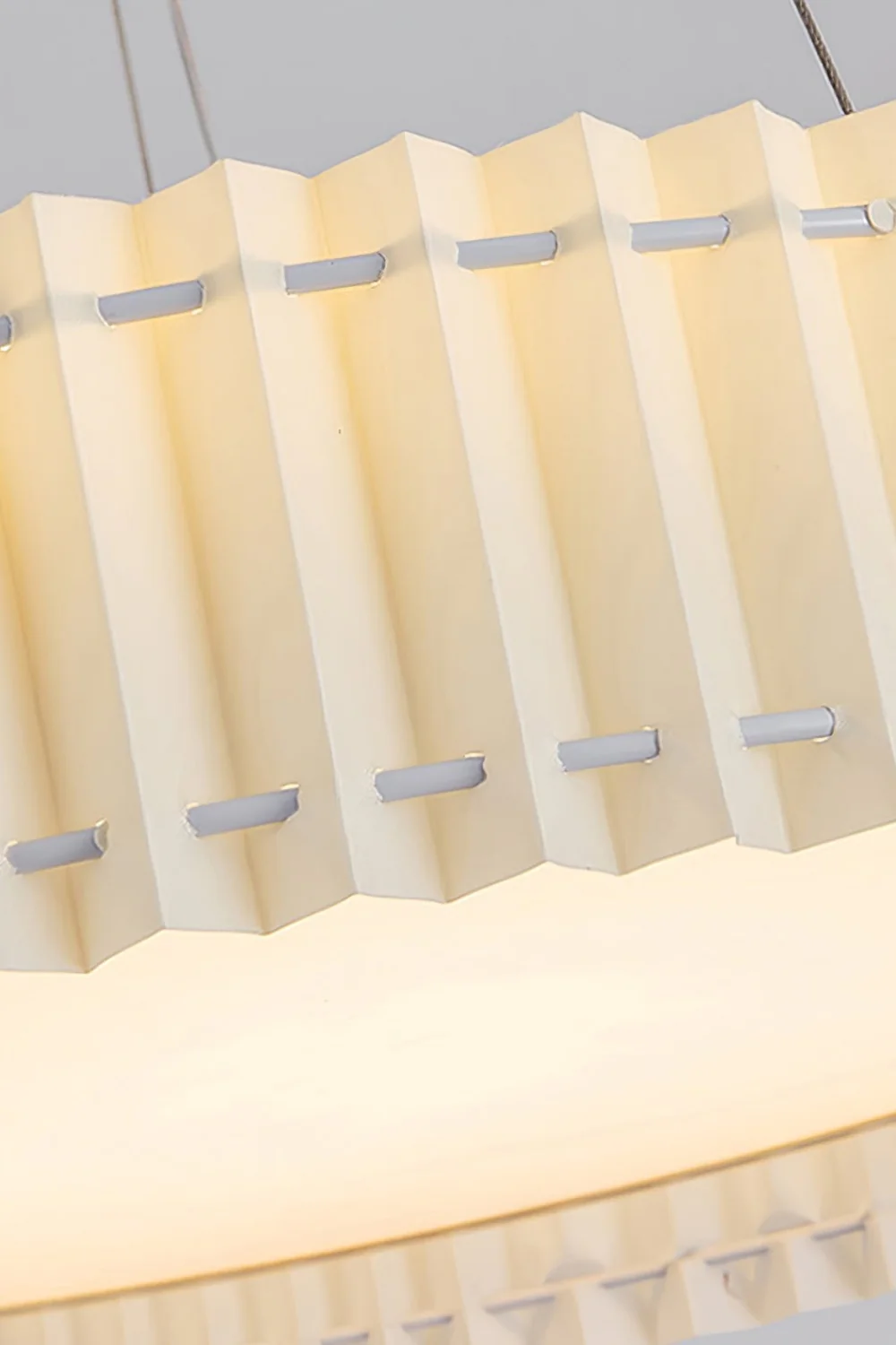 Round Pleated Pendant Lamp - Image 16