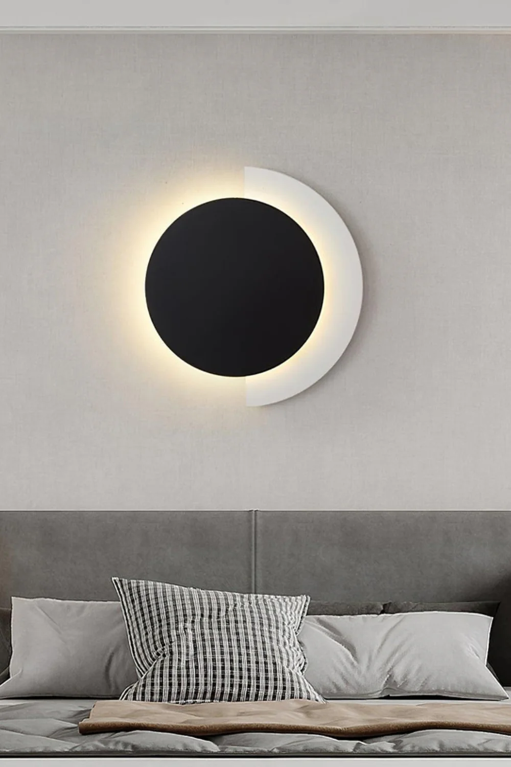 Rounded Abstract Art Sconce - Image 8