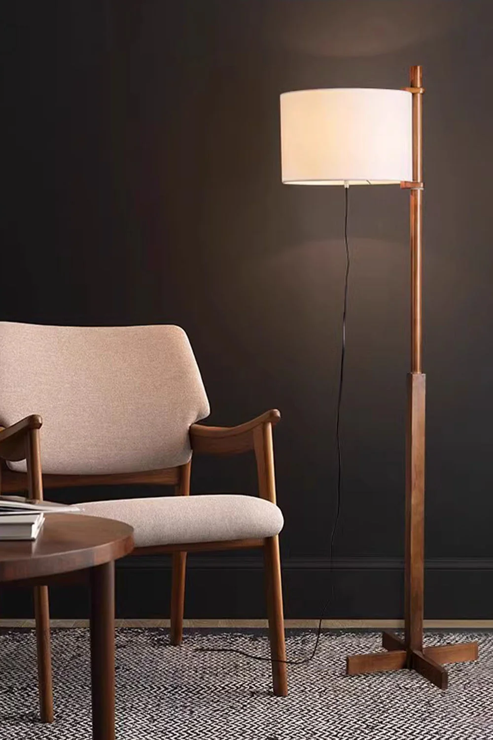 Santa&Cole Walnut Floor Lamp - Image 6