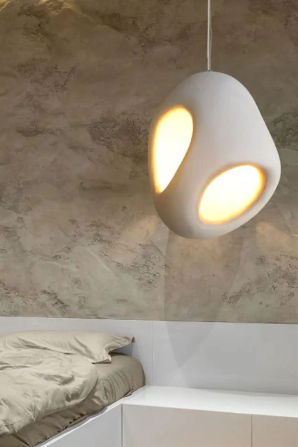 Sculptural Japandi Pendant Lamp - Image 11