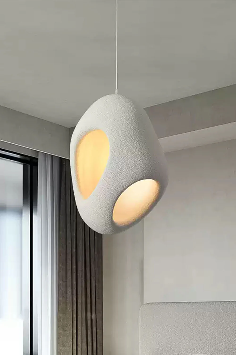 Sculptural Japandi Pendant Lamp - Image 12