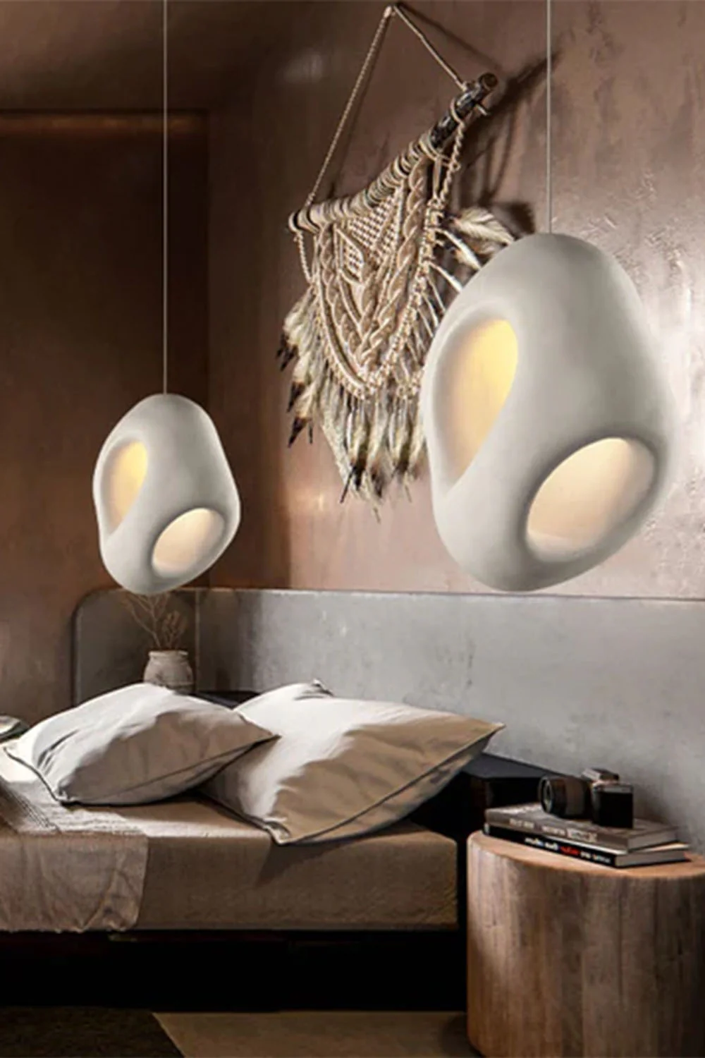 Sculptural Japandi Pendant Lamp - Image 6