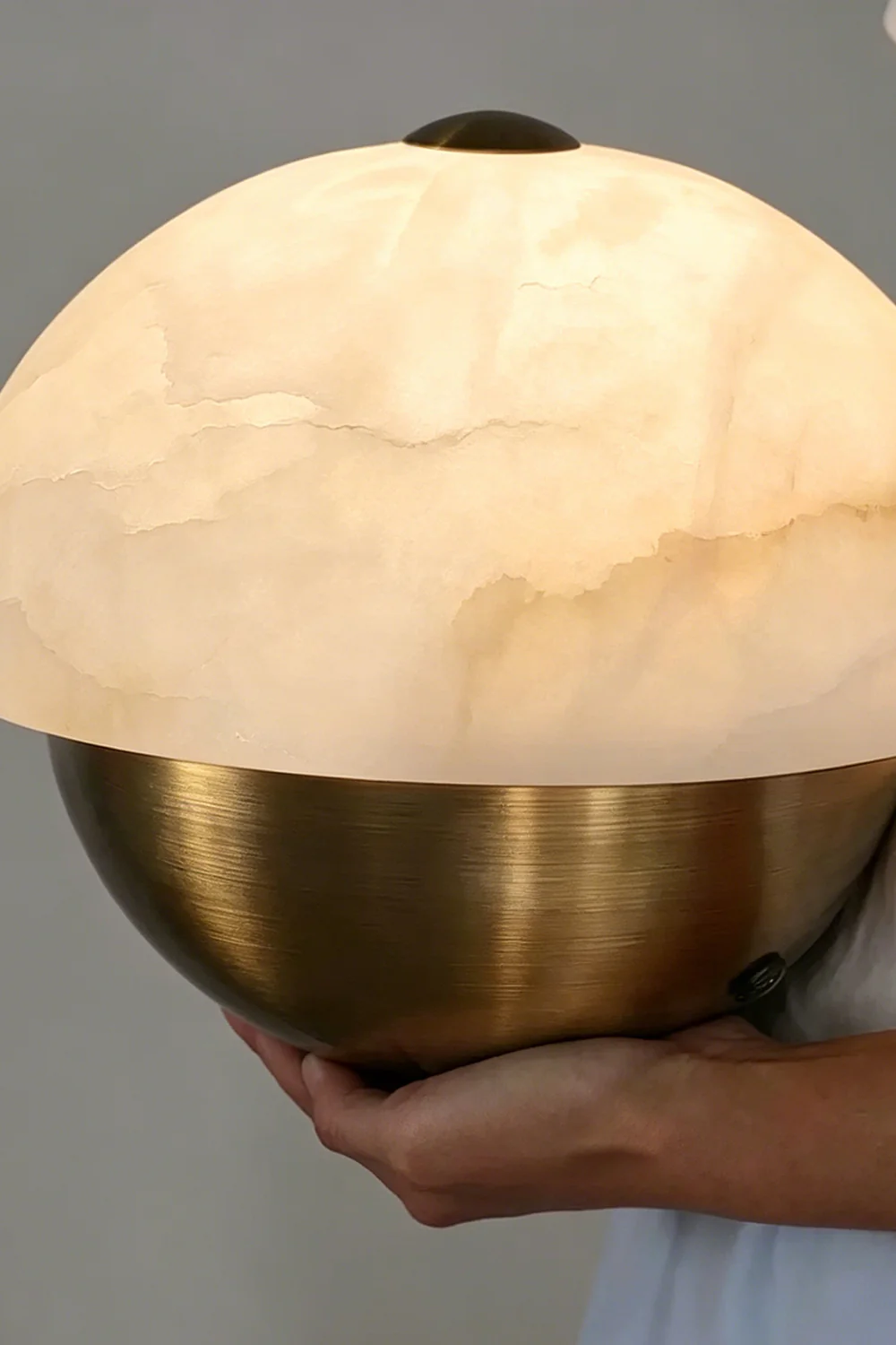 Selene Alabaster Table Lamp - Image 10