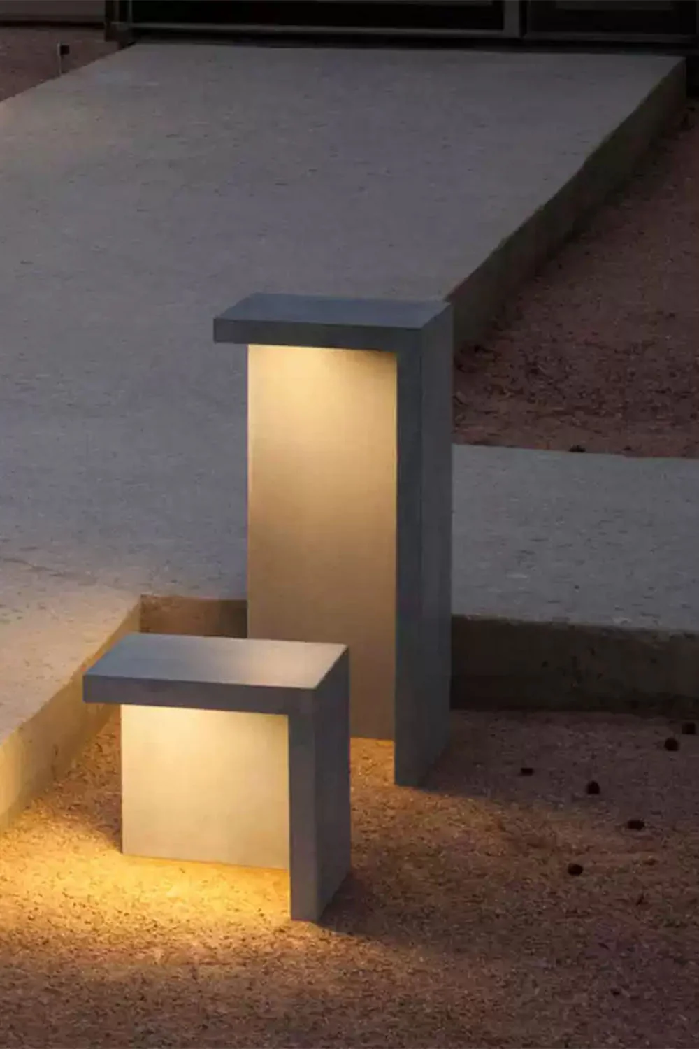 Simple Geometric Outdoor Floor Lamp - Image 16