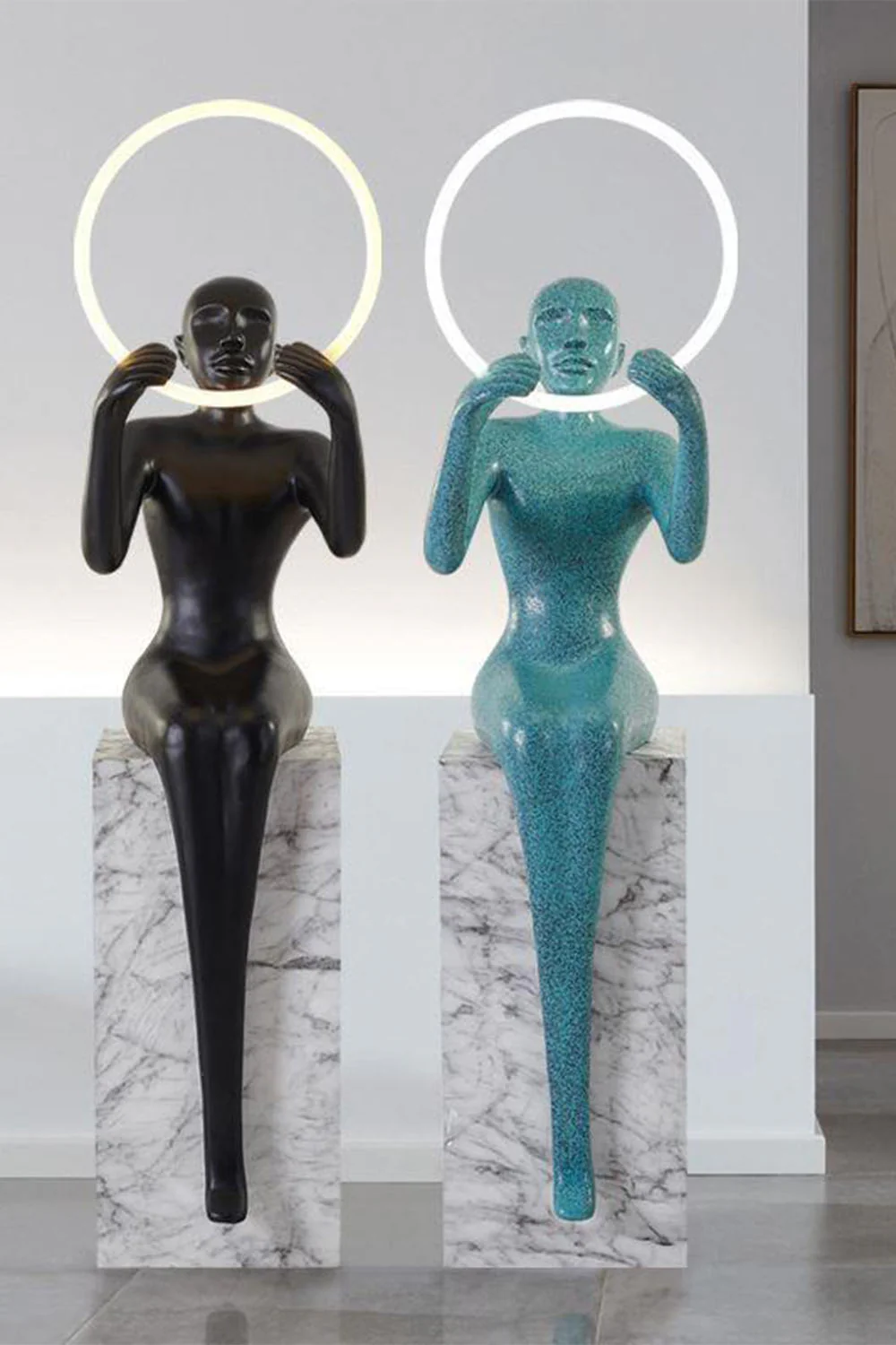 Sitting Sculpture Floor Lamp - Image 4