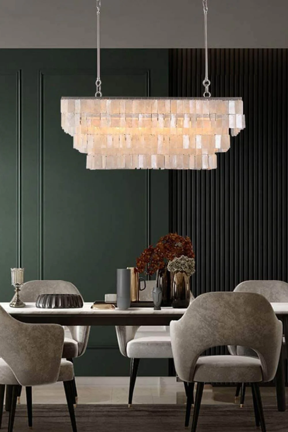 Skye Linear Tiered Chandelier - Image 11