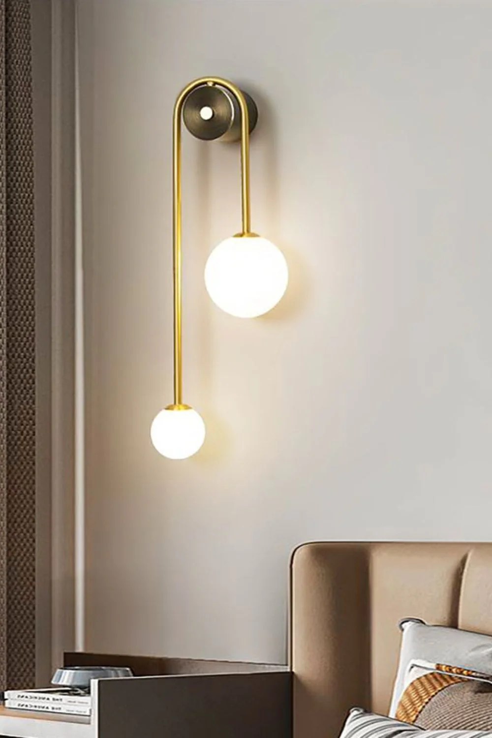 Spherical Light Luxury Wall Lamp - Image 3