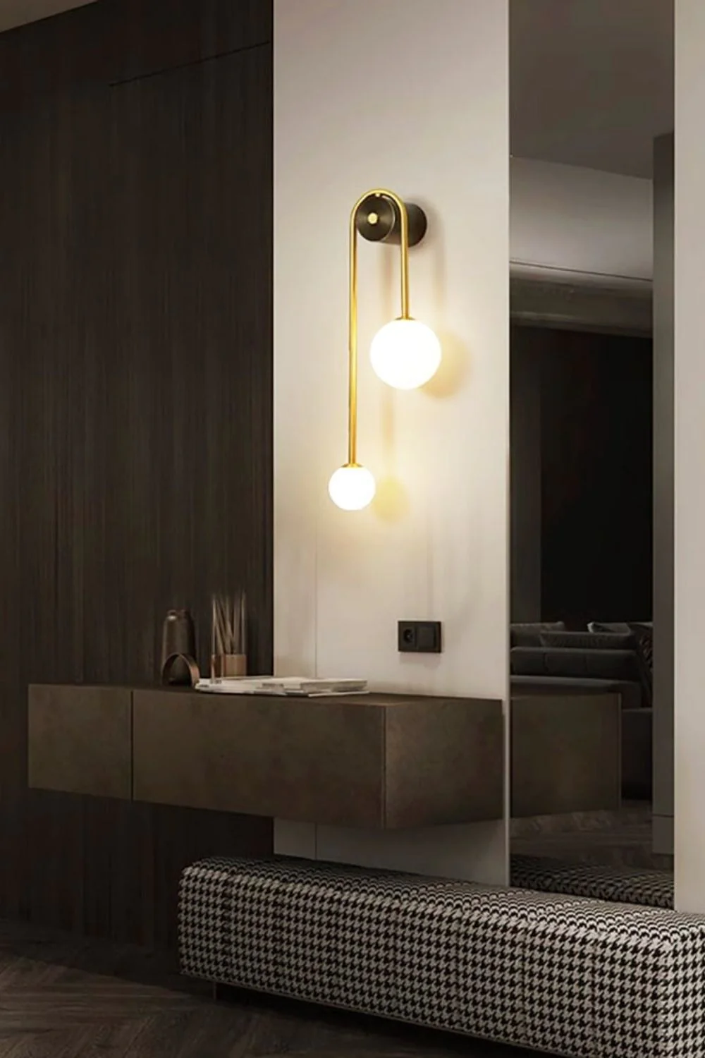 Spherical Light Luxury Wall Lamp - Image 5