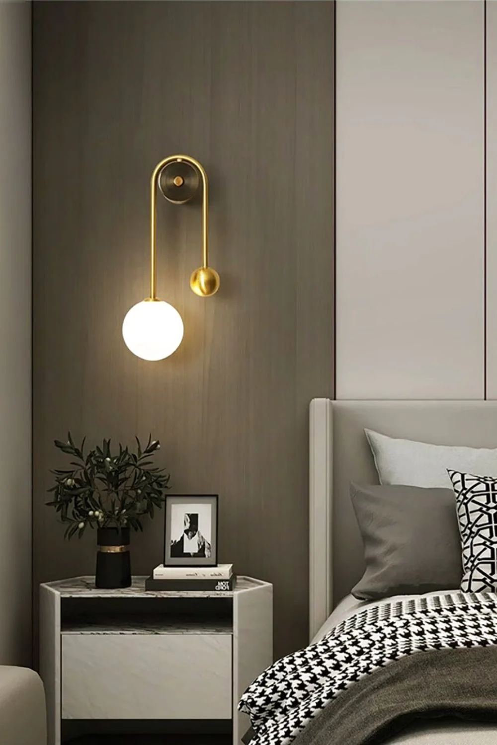Spherical Light Luxury Wall Lamp - Image 8