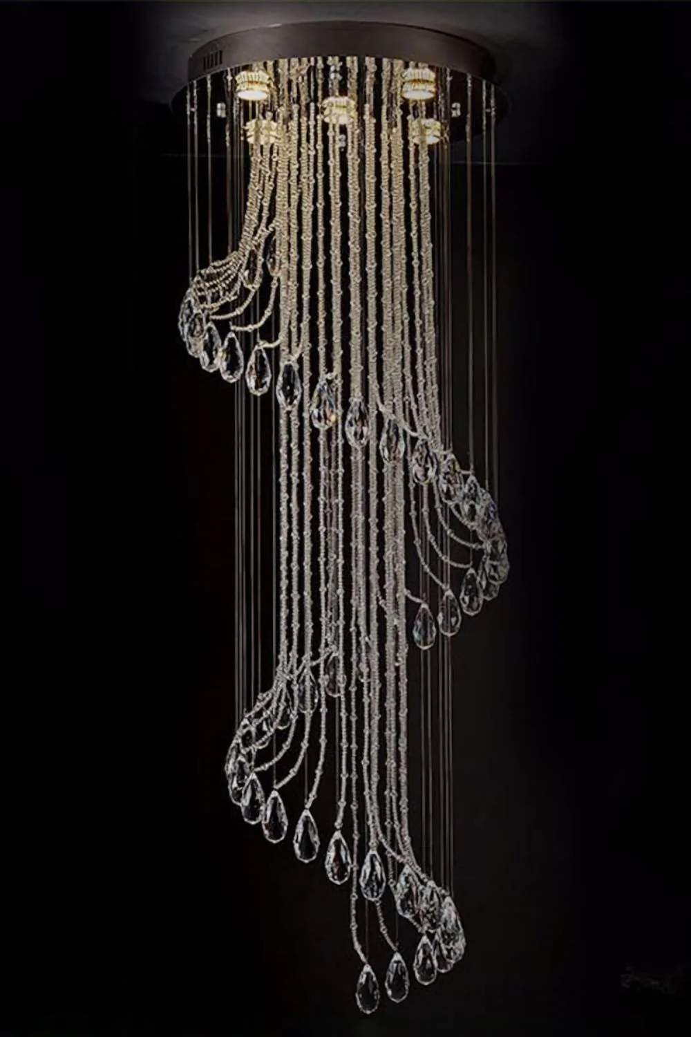 Spiral Crystal Chandelier - Image 17