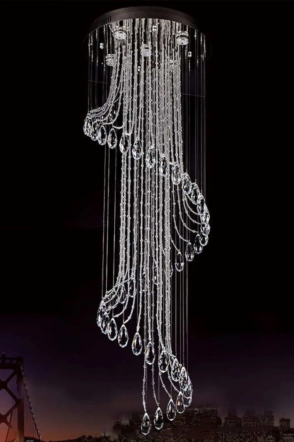 Spiral Crystal Chandelier - Image 18