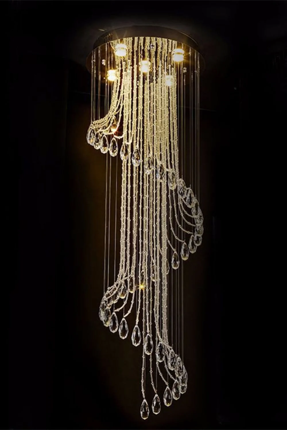 Spiral Crystal Chandelier - Image 20